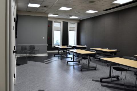 Meeting Room A; tables and chairs