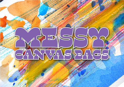 Messy Canvas Bags